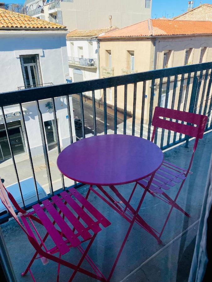 Ferienwohnung "Le Jardin" Superbe T2 Parking, Clim & Terrasse ! Sète Exterior foto